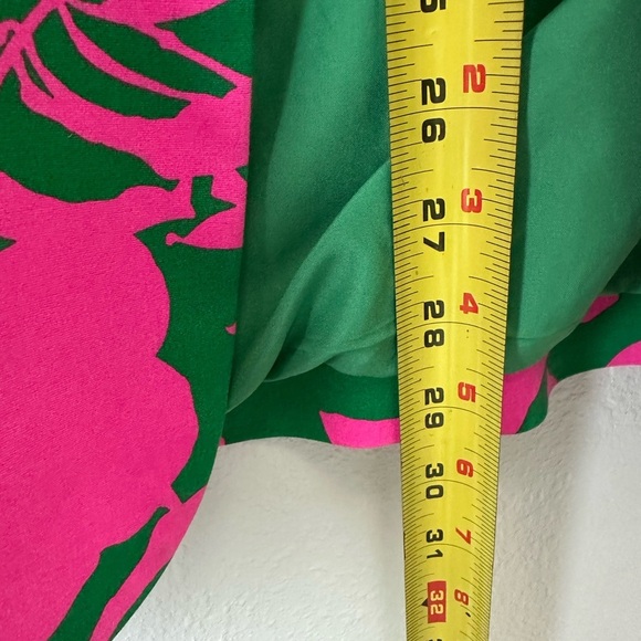 Vibrant Pink and Green Floral Blazer by [Brand] - Picture 8 of 13